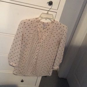 Blouse with roses